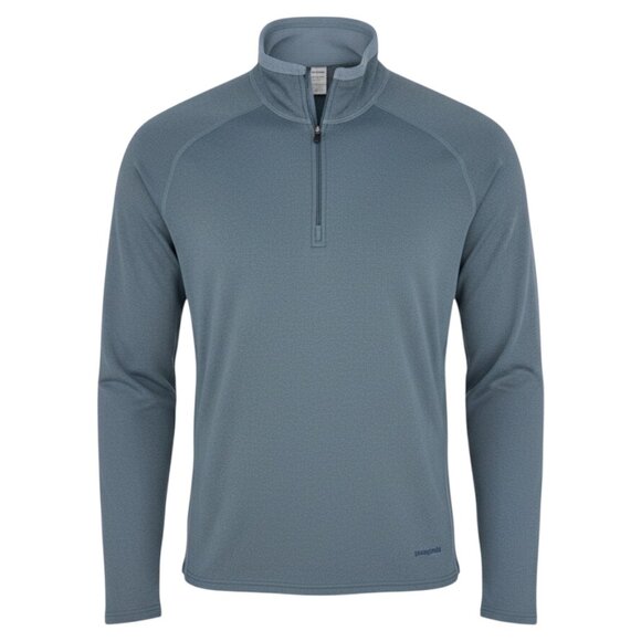 Vintage Patagonia R.5 Half Zip Micro Grid Polartec Fleece Sweatshirt Blue XL - Picture 1 of 15